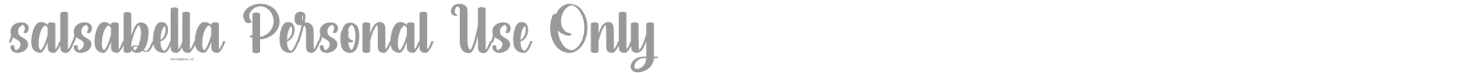 Salsabella font preview